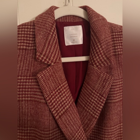 Lauren Conrad Plaid Double-Breasted Women's Jacket - Picture 2 of 3